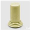 EDG Enzo De Gasperi Candela Dorica con Piatto H 20 Cm D 10 Cm Light Yellow