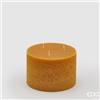 EDG Enzo De Gasperi Candela Dorica H 10 Cm D 15 Cm Amber