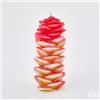 EDG Enzo De Gasperi Candela Ginger H 22 Cm D 10 Cm Green Pink