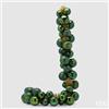 EDG Enzo De Gasperi Festone Natale PalleMix X 50 L 170 Cm D 8 Cm D 10 Cm Green