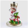 EDG Enzo De Gasperi Base per Pino Albero di Natale Elfo Cuoco H 65 Cm 40 x 40 Cm Green Red