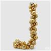 EDG Enzo De Gasperi Festone Natale PalleMix X 50 L 170 Cm D 8 Cm D 10 Cm Gold