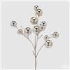 EDG Enzo De Gasperi Decoro Natale PalleMix Ramo X 12 H 53 Cm Light Gold