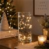 EDG Enzo De Gasperi Luci Natale MicroLed X 20 140 + 50 Cm Ivory