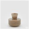 EDG Enzo De Gasperi Vaso Rotondo con Collo H 15 Cm D 16 Cm Waterproof Hazelnut