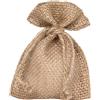 Piovaccari Sacchetto Portaconfetti Juta Ponch H 17 x 12 Cm Natural 10 Pz