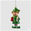 EDG Enzo De Gasperi Addobbo Natale Elfo H 12,5 Cm L 4 Cm L 6 Cm Cm Verde Mix
