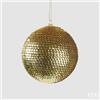 EDG Enzo De Gasperi Addobbo Natale Palla Squame D10 Cm Gold