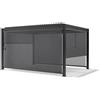 L'Arcolaio Tenda Oscurante Autoavvolgente Pergola Textilene 4m Antracite