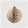 EDG Enzo De Gasperi Addobbo di Natale Palla Intreccio D 10 Cm Champagne