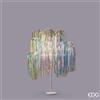EDG Enzo De Gasperi Albero di Natale Led Frange 600 Microled H 150 Cm D 90 Cm Natural