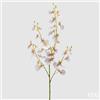 EDG Enzo De Gasperi Orchidea Oncidium Ramo x4 Artificiale H 80 Cm White Yellow