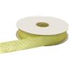 ETM Nastro Doppio Raso Pois 25 Mm 50 Mt Giallo