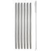 WD LifeStyle Set 6 Cannucce in Acciaio Inox H 21 Cm con Scovolino Colore Argento