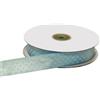 ETM Nastro Doppio Raso Pois 25 Mm 50 Mt Celeste