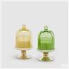 EDG Enzo De Gasperi Candela Alzatina con Profumo H 16 Cm D 9 Cm Golden Amber 1 Pz