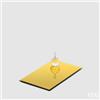 EDG Enzo De Gasperi Base Specchio Rettangolare 25 x 15,5 Cm Gold Vetro