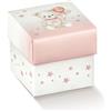Scotton Scatola Portaconfetti 50 x 50 x 50 Mm Baby Orsetto Rosa Palloncini 10 Pz