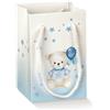 Scotton Shopper Carta Baby Orsetto 90 x 90 x 140 Mm Azzurro 10 Pz