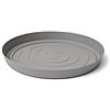 TeraPlast Sottovaso Orma Saucer 33 Fog Grey Plastica Riciclata