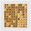 EDG Enzo De Gasperi Tenda Natale Glitter Quadrato 30 x 30 Cm Oro