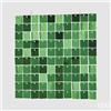 EDG Enzo De Gasperi Tenda Natale Glitter Quadrato 30 x 30 Cm Verde Smeraldo