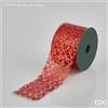 EDG Enzo De Gasperi Nastro Natale Mix Glitter H 60 Mm 10 Mt Rosso