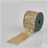 EDG Enzo De Gasperi Nastro Natale Mix Glitter H 60 Mm 10 Mt Gold