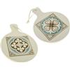 ETM Bomboniera Tagliere Mosaico con Manico D 20 Cm 1 Pz