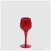 EDG Enzo De Gasperi Portacandela Calice Natale H 19,50 Cm D 8 Cm Rosso