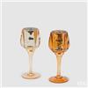 EDG Enzo De Gasperi Portacandela Calice Natale H 19,50 Cm D 8 Cm Amber 1 Pz