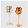 EDG Enzo De Gasperi Portacandela Calice Natale H 22 Cm D 8 Cm Amber 1 Pz