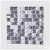 EDG Enzo De Gasperi Tenda Natale Glitter Quadrato 30 x 30 Cm Silver