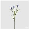EDG Enzo De Gasperi Ramo Muscari Artificiale con 3 Fiori H 59 Cm Lavender