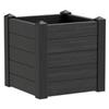 TeraPlast Trama 001 Ash Antracite Vaso Fioriera Resina 42×42