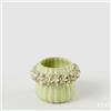 EDG Enzo De Gasperi Vaso Freaky Decoflor H 9,5 Cm D 13 Cm Ceramica Waterproof Green