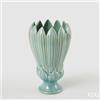 EDG Enzo De Gasperi Vaso Freaky Foglie Coppa H 26,5 Cm D 16 Cm Ceramica Waterproof Blue