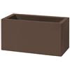 TeraPlast Cassa Schio Maxi Bronzo 80 cm Resina Outdoor