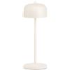 Zafferano Circe Lampada Tavolo D 110 Mm H 300 Mm Bianco Op.