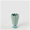 EDG Enzo De Gasperi Vaso Freaky Foglie Coppa H 17,5 Cm D 10,5 Cm Ceramica Waterproof Blue