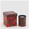 EDG Enzo De Gasperi Candela Natale in Vetro con Scatola Musicale H 9 Cm D 8 Cm Red