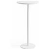Bonturi Casa Home Decoration Bonturi Casa Tavolino Metallo Bianco H70 D30 cm