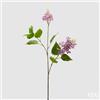 EDG Enzo De Gasperi Ramo Lilla Artificiale con Fiori e Foglie H 76 Cm Ass. White Pink 1 Pz