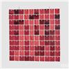 EDG Enzo De Gasperi Tenda Natale Glitter Quadrato 30 x 30 Cm Burgundy