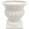 Vimin Box Coppetta Stile Romano Ceramica D 12,5 Cm H 9 Cm Bianco