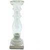 Vimin Box Portacandela Cemento Bianco D 21,5 Cm H 81 Cm