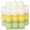 Tognana Candela Cilindro Lux Bubble H 8 Cm Verde