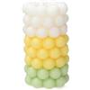 Tognana Candela Cilindro Lux Bubble H 15 Cm Verde