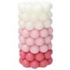 Tognana Candela Cilindro Lux Bubble H 15 Cm Rosa