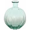 Tognana Vaso Bombato H 25 Cm Design Bodrum Azzurro